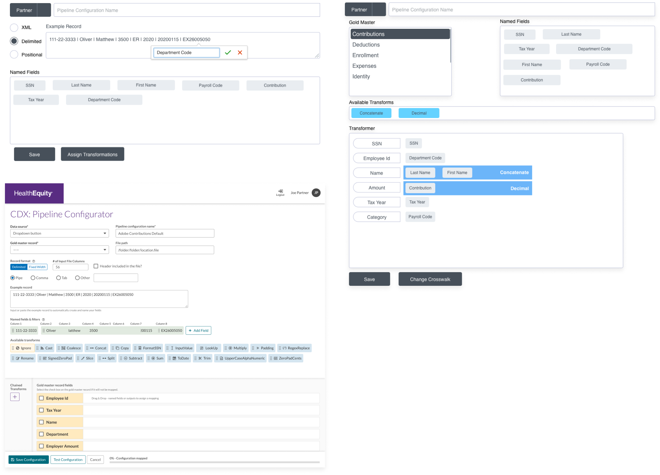 Customer Data Exchange - Iterations